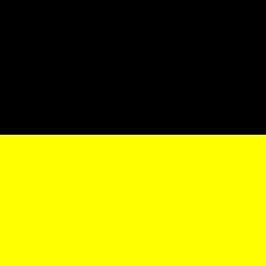 Black + yellow