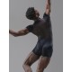 Body baletowe męskie z siatką Raoni Ballet Rosa