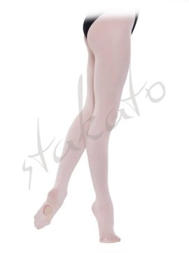 Rajstopy baletowe z dziurką dziecięce 60 DEN Intermediate Silky Dance