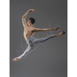 Footless men tights regular waist Pietro MF Ballet Rosa