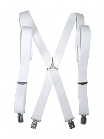 White suspenders