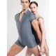 Body męskie baletowe - kombinezon z siatką Romeo Wear Moi