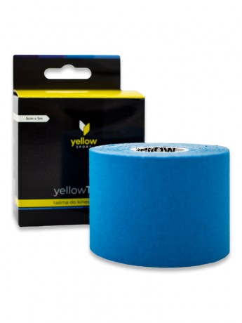 Taśma do kinesiotapingu 5cm x 5m bezlateksowa YellowSport