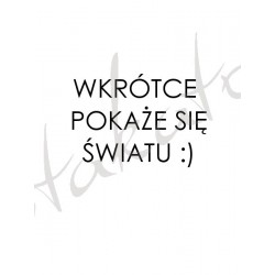 Poszetka na kartoniku satynowa "trzy zęby"