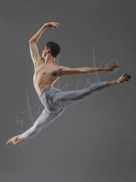 Footless men tights regular waist Pietro CL Ballet Rosa