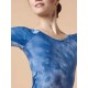 Long raglan sleeve Stephania Royal Pearl leotard Grand Prix