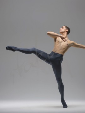 Jeremy Footed Men Ballet Tights Ballet Rosa