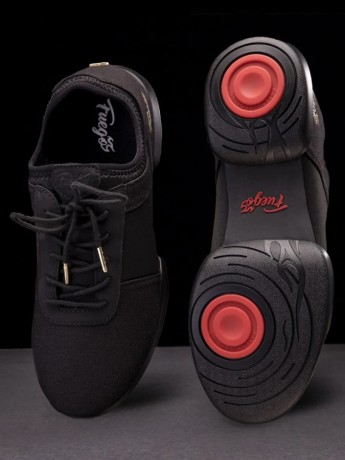 Fuego Split-Sole All-Black Sneakers