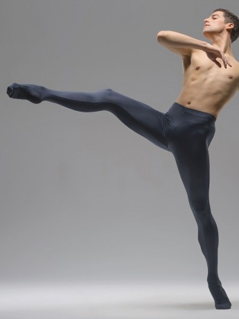 Jeremy Footed Men Ballet Tights Ballet Rosa