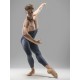 Trykoty bez stopy Lorenzo MF Ballet Rosa