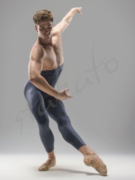 Trykoty bez stopy Lorenzo CL bawełna Ballet Rosa