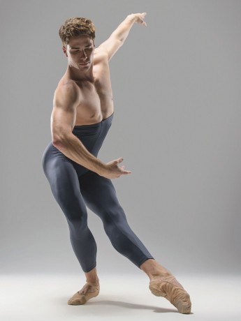 Footless men tights regular waist Lorenzo CL Ballet Rosa