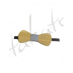 Wooden bow tie pattern 1