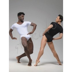 Body baletowe męskie ze szpongami Legris CL Ballet Rosa