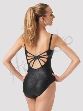 Leather look ladies leotard Velena L0547 Bloch