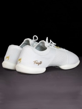 Fuego Split-Sole White Sneakers