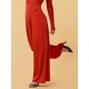 Wide ballroom pants Palazzo RED Grand Prix