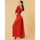 Wide ballroom pants Palazzo RED Grand Prix