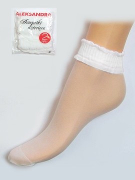 Girls' competition socks Aleksandra Basic (2-pack)
