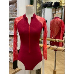 Body damskie Zena Red Fire długi rękaw Julii Garden