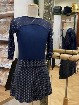 Tunika elastyczna Navy Dots Juli Garden
