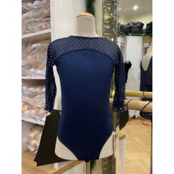 Body dziewczęce Olenka Navy Dots Julii Garden
