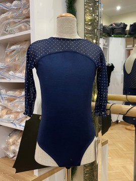 Body dziewczęce Olenka Navy Dots Juli Garden