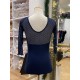 Body dziewczęce Olenka Navy Dots Juli Garden