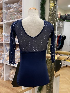 Body dziewczęce Olenka Navy Dots Juli Garden