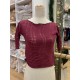 Top - ocieplacz Anette Bordeaux Lines Juli Garden