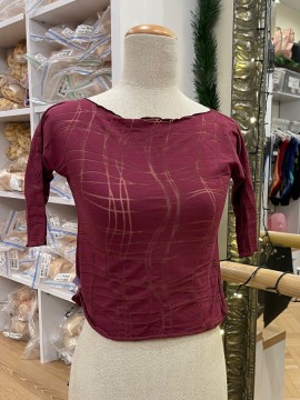 Top - ocieplacz Anette Bordeaux Lines Juli Garden