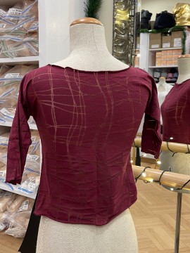 Top - ocieplacz Anette Bordeaux Lines Juli Garden