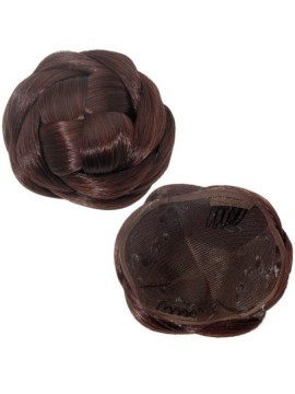 Fake bun hair extension - braid Kristine C4005