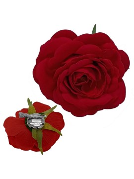Decorative red rose large