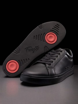 Fuego Low-Top All-Black Sneakers