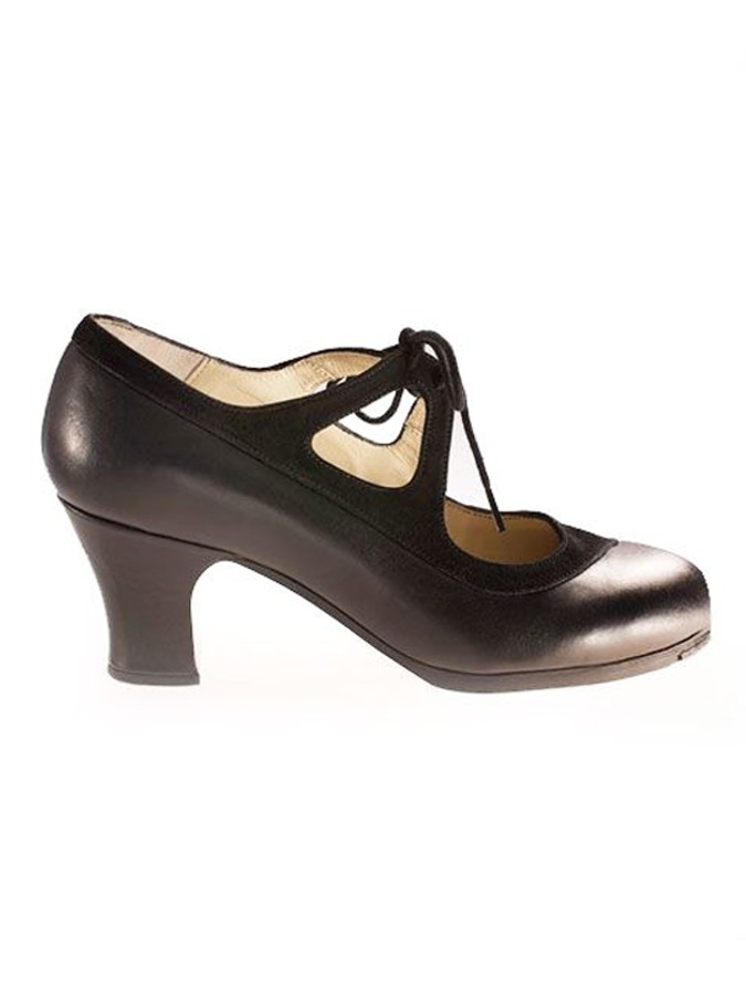 Buty do flamenco M37 Candor Box Negro 6 cm Begoña Cervera