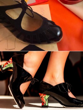 Customized flamenco shoes Begoña Cervera
