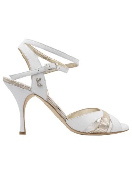 Tangolera model GINEVRA (A6CL) Bianco Argento T8