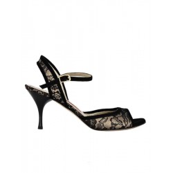 Tangolera model Anita (A1) Pizzo Nero Carne T7