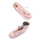 Satin slipper-like pen case