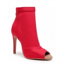 Burju model Mina Red - Ankle Boots