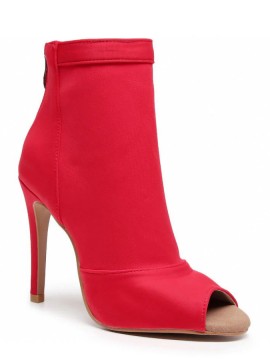 Burju model Mina Red - Ankle Boots