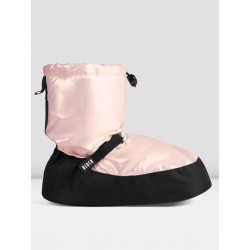  Metallic Warm Up Booties Pink Bloch