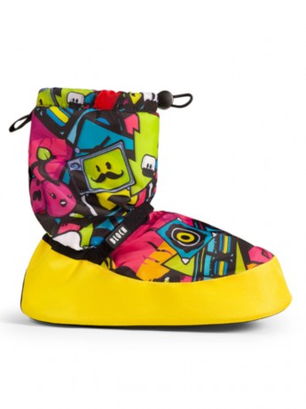 Buty ocieplające dla dzieci Warm Up Booties Stickerbomb Bloch