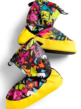 Buty ocieplające dla dzieci Warm Up Booties Stickerbomb Bloch