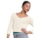 Viola Z5206 3/4 sleeve knitted sweater Bloch