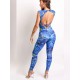 Cap Sleeve Blue Parrot Bodysuit unitard Lure