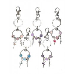 Keychain Cora - ballerina and pointe shoe pendant