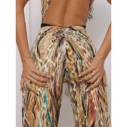 Brown Feathers Sculpting Leggings Lure