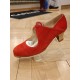 Buty do flamenco M69 Arty Ante Rojo Charol Rojo Begoña Cervera